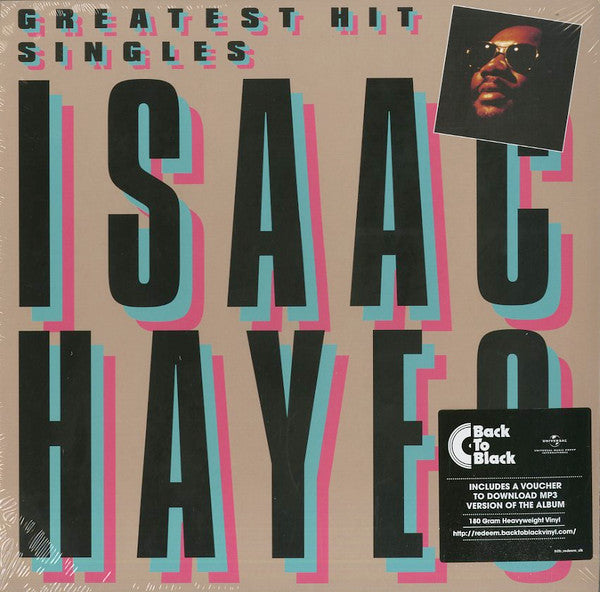 HAYES, ISAAC - GREATEST HIT SINGLES - LP