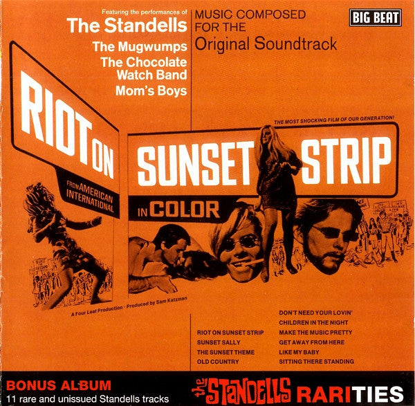 STANDELLS / VARIOUS - RIOT ON SUNSET STRIP + RARITIES - CD