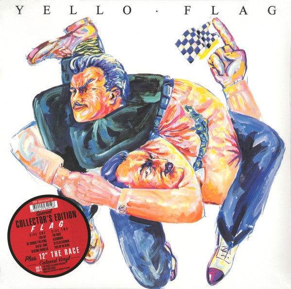 YELLO - FLAG + 2 : LP+12" BLACK/RED VINYL - LP