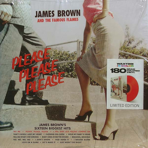 BROWN, JAMES & HIS FAMOUS FLAMES - PLEASE PLEASE PLEASE : 180G RED VINYL - LP