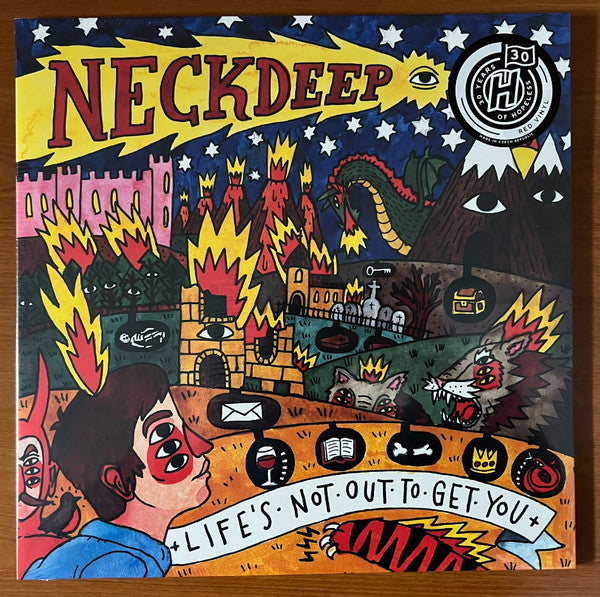NECK DEEP - LIFE'S NOT OUT TO GET YOU : RED VINYL - LP