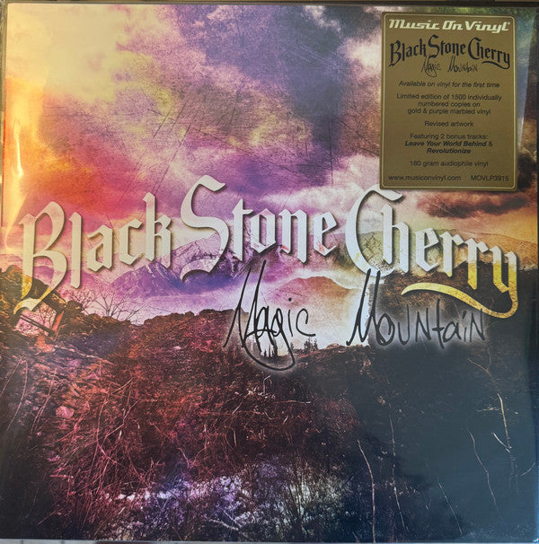 BLACK STONE CHERRY - MAGIC MOUNTAIN : GOLD & PURPLE MARBLED - LP