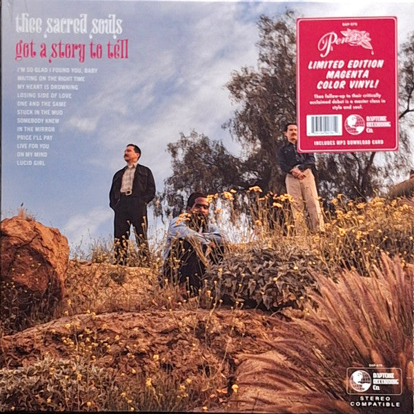 THEE SACRED SOULS - GOT A STORY TO TELL : MAGENTA VINYL - LP