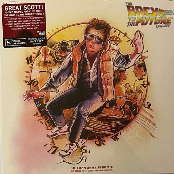 BACK TO THE FUTURE TRILOGY - SOUNDTRACK: DOC BROWN COLOURED VINYL - LP