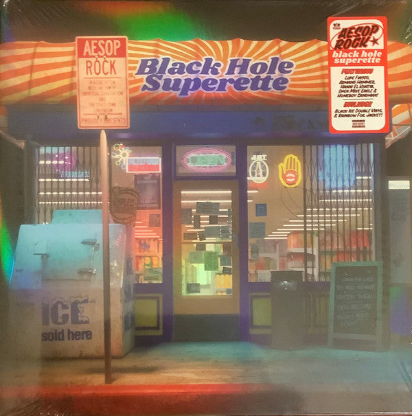 AESOP ROCK - BLACK HOLE SUPERETTE : BLACK ICE VINYL - LP
