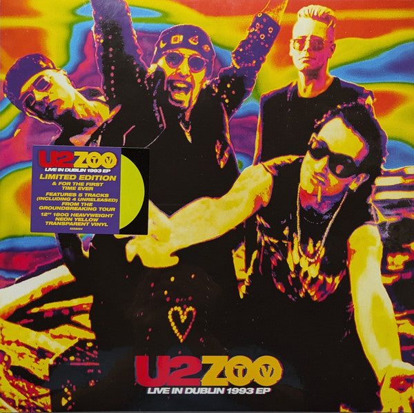 U2 - ZOO TV : LIVE IN DUBLIN 1993 (YELLOW) - LP