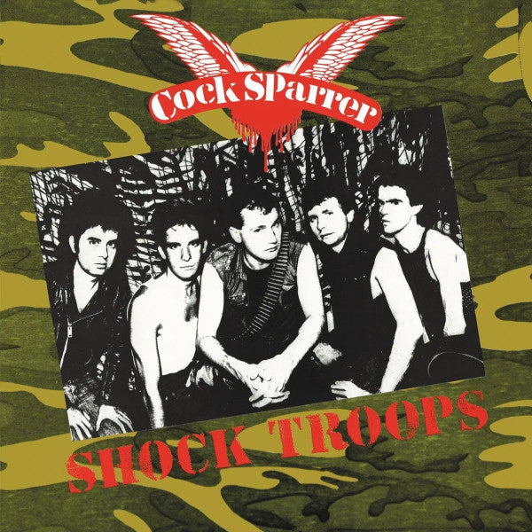 COCK SPARRER - SHOCK TROOPS - LP