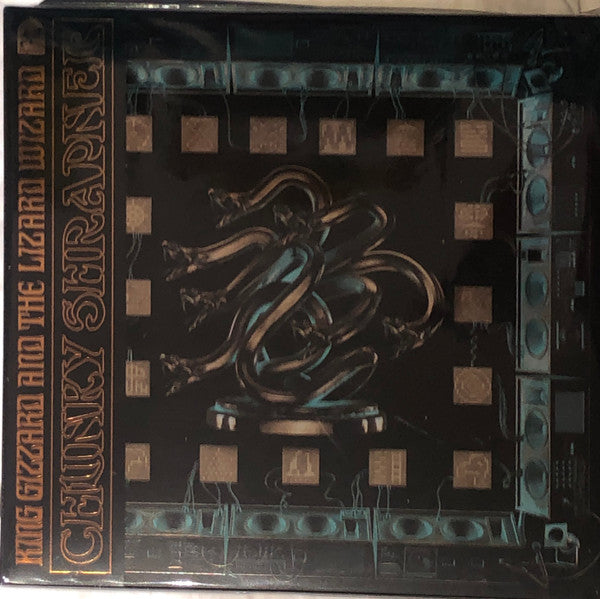 KING GIZZARD & THE LIZARD WIZARD - CHUNKY SHRAPNEL : GOLD + BLACK SPLATTER - LP