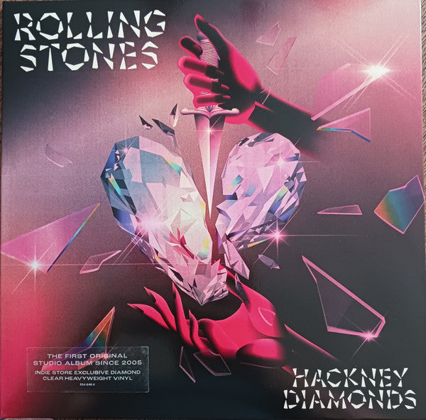 ROLLING STONES - HACKNEY DIAMONDS : CLEAR VINYL - LP