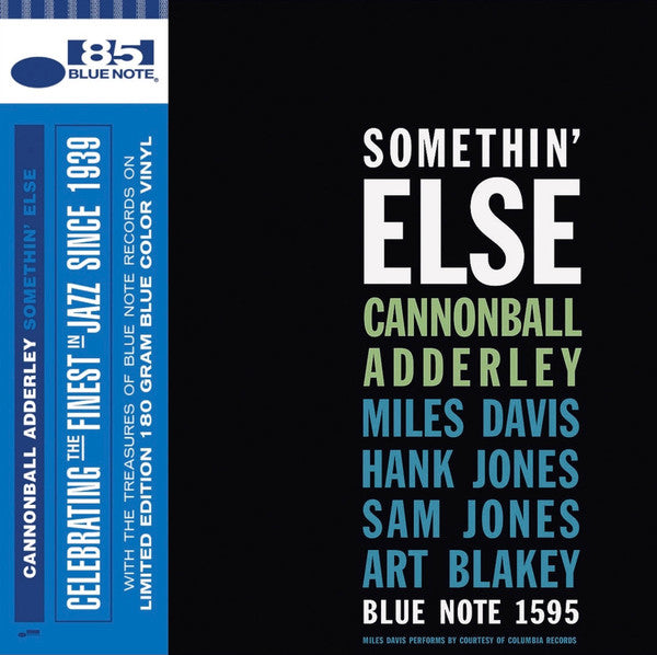 ADDERLEY, CANNONBALL - SOMETHIN' ELSE : BLUE VINYL REMASTER - LP