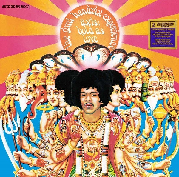 HENDRIX, JIMI - AXIS BOLD AS LOVE : STEREO 180G AUDIOPHI - LP