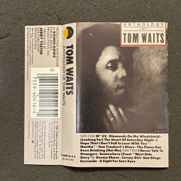 WAITS, TOM - ANTHOLOGY OF TOM WAITS (CASSETTE) - CS