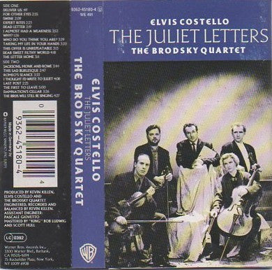 COSTELLO, ELVIS - JULIET LETTERS (CASSETTE) - CS