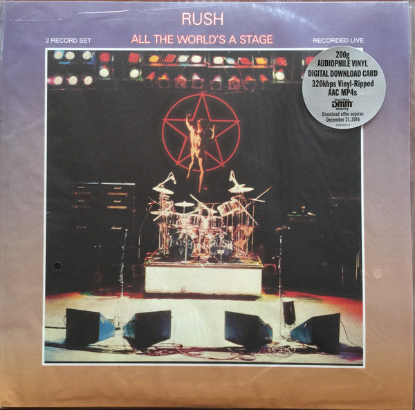 RUSH - ALL THE WORLD'S A STAGE : 2LP REMASTER - LP