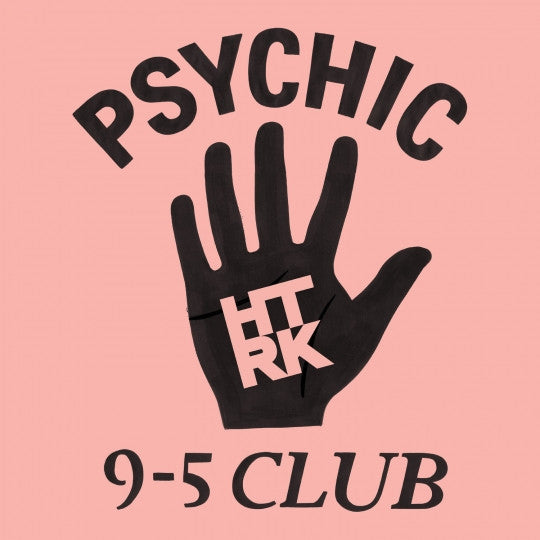 HTRK - PSYCHIC 9-5 CLUB : CLEAR PINK MARBLE - LP