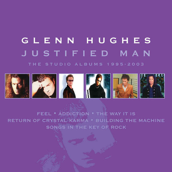 HUGHES, GLENN - JUSTIFIED MAN : STUDIO ALBUMS (6CD SET) - CD