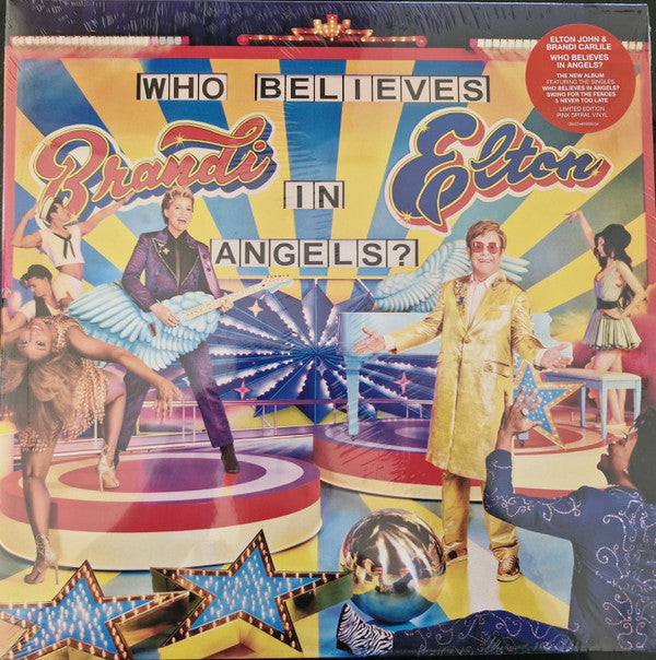 JOHN, ELTON / BRANDI CARLILE - WHO BELIEVES IN ANGELS? : SPIRAL VINYL - LP