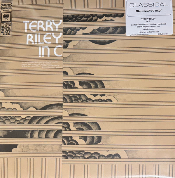RILEY, TERRY - IN C : GOLD 180-GRAM AUDIOPHILE VINYL - LP