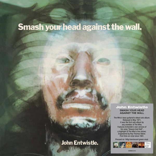 ENTWISTLE, JOHN - SMASH YOUR HEAD AGAINST ... : GREEN - LP
