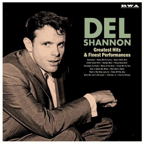 SHANNON, DEL - GREATEST HITS & FINEST PERFORMANCES - LP