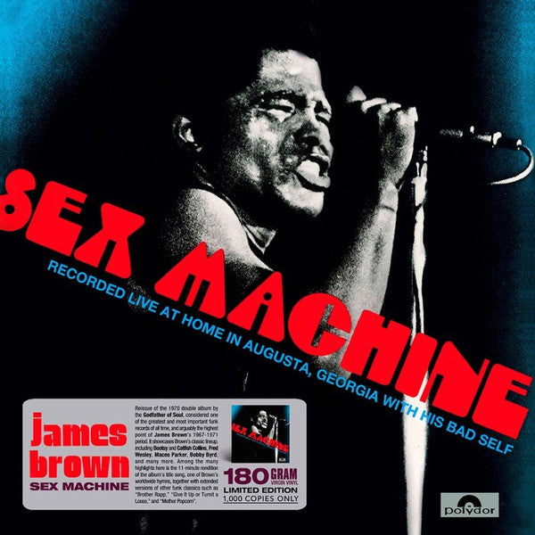 BROWN, JAMES - SEX MACHINE (LIVE 1970) : 2LP GATEFOLD - LP
