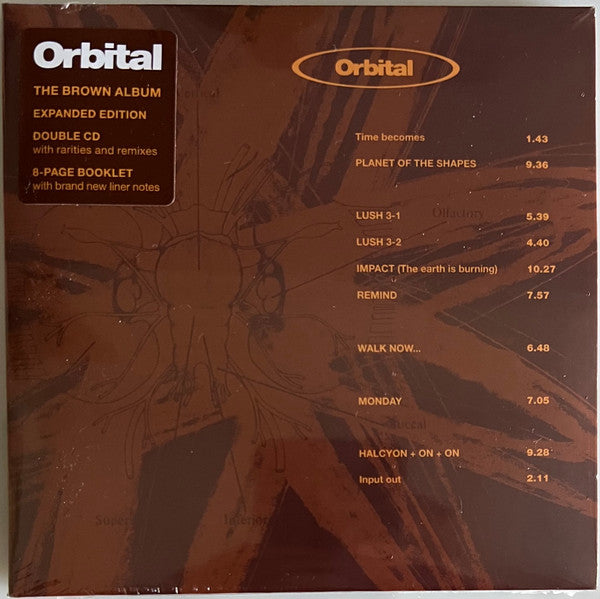 ORBITAL - ORBITAL (BROWN ALBUM) : 2CD DELUXE SET - CD
