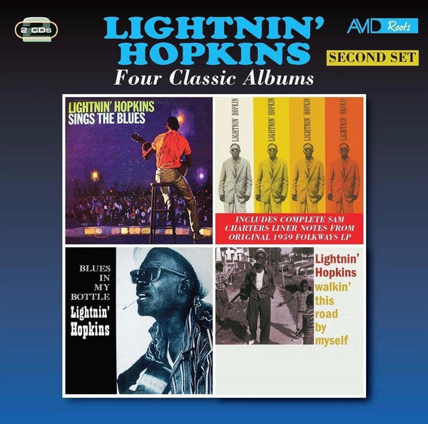 HOPKINS, LIGHTNIN' - FOUR CLASSIC ALBUMS VOL 2: 2CD SET - CD