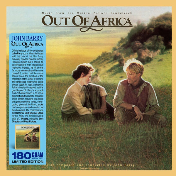 OUT OF AFRICA - SOUNDTRACK : 180 GRAM VINYL - LP