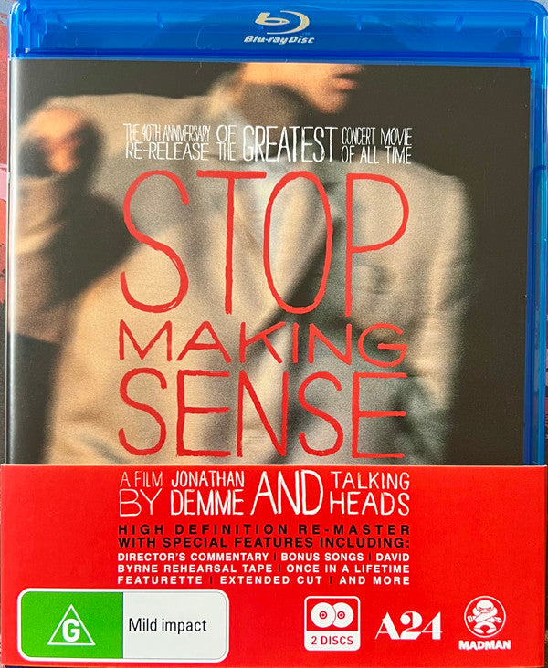 TALKING HEADS - STOP MAKING SENSE : 4K RESTORATION - BR
