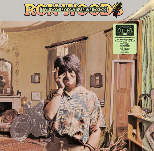 WOOD, RON - I'VE GOT MY OWN ALBUM TO DO : GREEN - LP