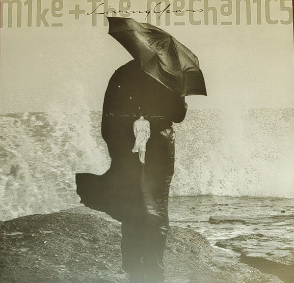 MIKE & THE MECHANICS - LIVING YEARS : BLACK & GREY MARBLE SWIRL - LP