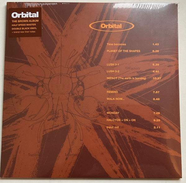 ORBITAL - ORBITAL (BROWN ALBUM) : HALF-SPEED (2LP) - LP
