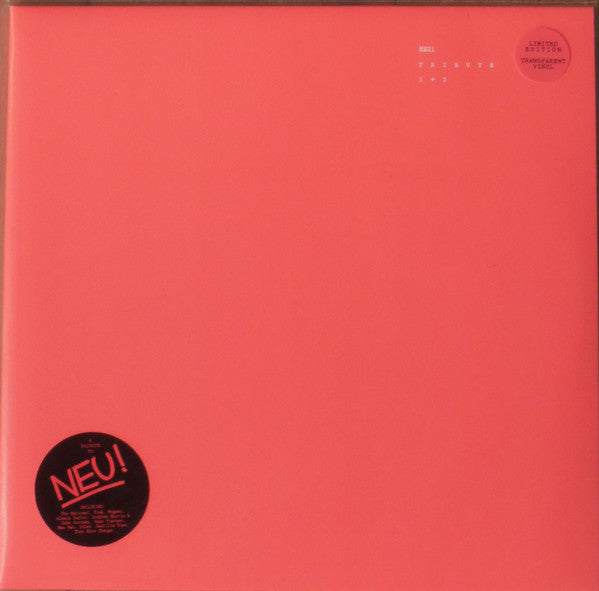 NEU! / TRIBUTE - TRIBUTE TO NEU! : TRANSPARENT 2LP SET - LP