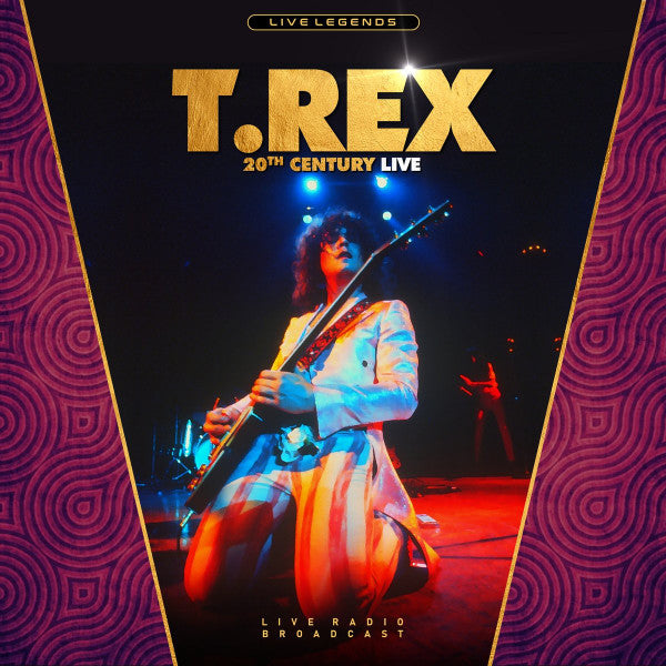 T-REX - 20TH CENTURY LIVE: TRANSPARENT PURPLE - LP