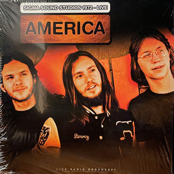 AMERICA - BEST OF LIVE AT SIGMA SOUND STUDIOS 1972 - LP