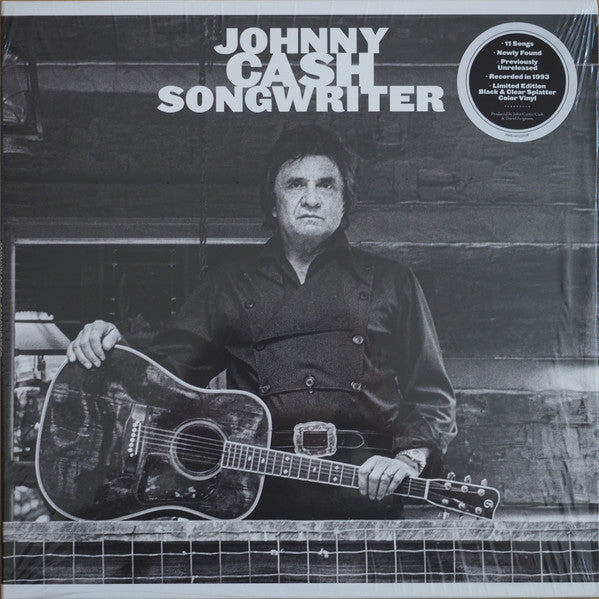 CASH, JOHNNY - SONGWRITER : BLACK/WHITE SPLATTER VINYL - LP