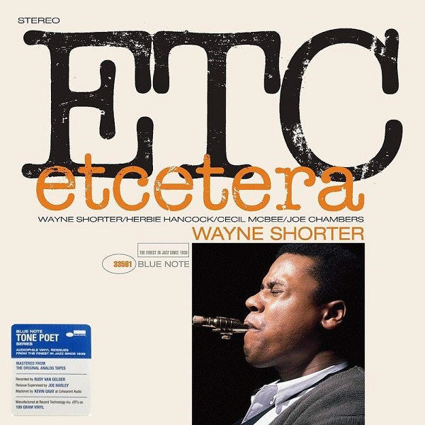 SHORTER, WAYNE - ETCETERA : BLUE NOTE TONE POET - LP