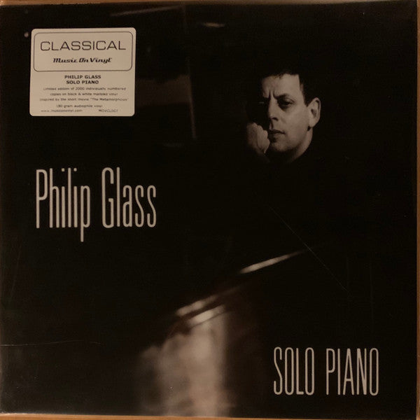 GLASS, PHILIP - SOLO PIANO : BLACK & WHITE MARBLED VINYL - LP