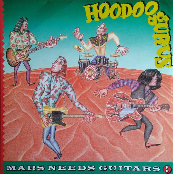 HOODOO GURUS - MARS NEEDS GUITARS! : GREEN VINYL - LP