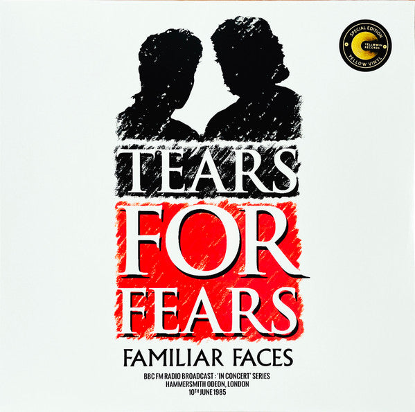 TEARS FOR FEARS - FAMILIAR FACES : YELLOW VINYL - LP