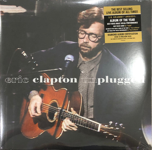 CLAPTON, ERIC - UNPLUGGED: 2LP SET ORIGINAL TRACKLISTING - LP