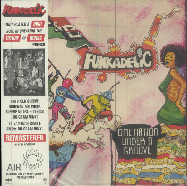 FUNKADELIC - ONE NATION UNDER A GROOVE : 180G LP+12" - LP