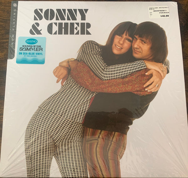 SONNY & CHER - NOW PLAYING : SEA BLUE VINYL - LP