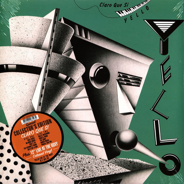 YELLO - CLARO QUE SI + LIVE : 2LP BLACK/CLEAR - LP