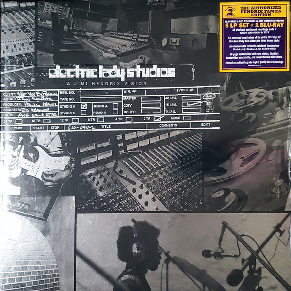 HENDRIX, JIMI EXPERIENCE - ELECTRIC LADY STUDIOS : 5LP + BLU-RAY - LP