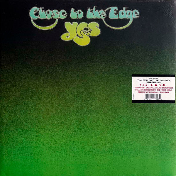 YES - CLOSE TO THE EDGE : ANALOGUE REMASTER - LP