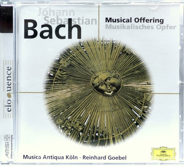 BACH, J.S. - MUSICAL OFFERING: FLUTE SONATAS 2 & 3 - CD