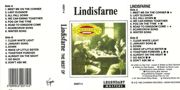 LINDISFARNE - BEST OF (CASSETTTE) - CS
