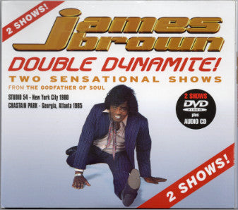 BROWN, JAMES - DOUBLE DYNAMITE : CD + DVD SET - CD
