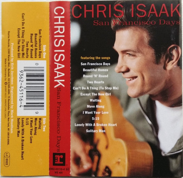 ISAAK, CHRIS - SAN FRANCISCO DAYS (CASSETTE) - CS
